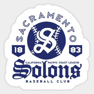 Sacramento Solons Sticker